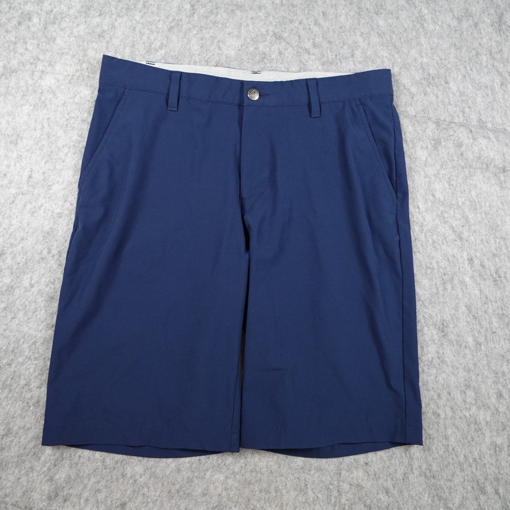 Adidas Shorts Mens 32 Navy Blue Golf Performance Activewear Ultimate365 10"